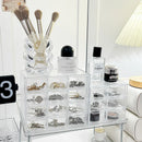 Axyaa Acrylic 9-Grid Jewelry Storage Box Organizer