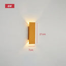 Axyaa Black LED Wall Lamp 18W for Bedroom Indoor Lighting Fixtures