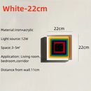 Axyaa LED Wall Lamps: Medieval Bauhaus Minimalist Colorful Lights for Living Room