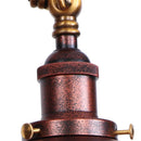 Axyaa Rustic Vintage LED Wall Lamps Pull Chain Switch for Stair Light Fixtures