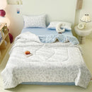 Axyaa Summer Cool Quilt Set: Breathable Thin Quilt Core Kit - Four Seasons