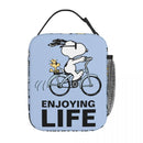 Axyaa Bicycle Merch Lunch Tote Bag Insulated Thermal Cooler Bento Box