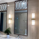 Axyaa Marble & Copper Wall Lamp for Modern Luxury Living Room & Bedroom.