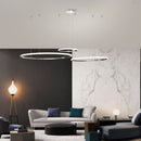 Axyaa Modern LED Pendant Lights, Chrome/Gold Plated, 85-265V, For Dining Room Living Room Kitchen