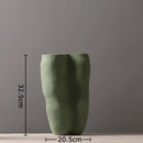 Axyaa Abstract Multi Legged Ceramic Vase for Green Floral Arrangement