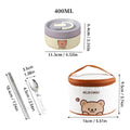 Axyaa Stainless Steel Insulated Lunch Box for Kids - Sealed Bento Container