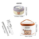 Axyaa Stainless Steel Insulated Lunch Box for Kids - Sealed Bento Container