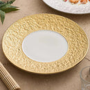 Axyaa Relief Stone Pattern Ceramic Plate Molecular Cuisine Tableware
