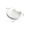 Axyaa Buddha Hand Ceramic Plate Double Layer Dessert Snack Dish Molecular Cuisine Tableware