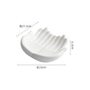 Axyaa Buddha Hand Ceramic Plate Double Layer Dessert Snack Dish Molecular Cuisine Tableware