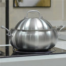 Axya 316 Stainless Steel Soup Pot Steamer for Electromagnetic Furnace, Hot Apple Pot