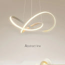 Axyaa Modern Aluminum LED Pendant Chandelier for Dining Kitchen Living Room