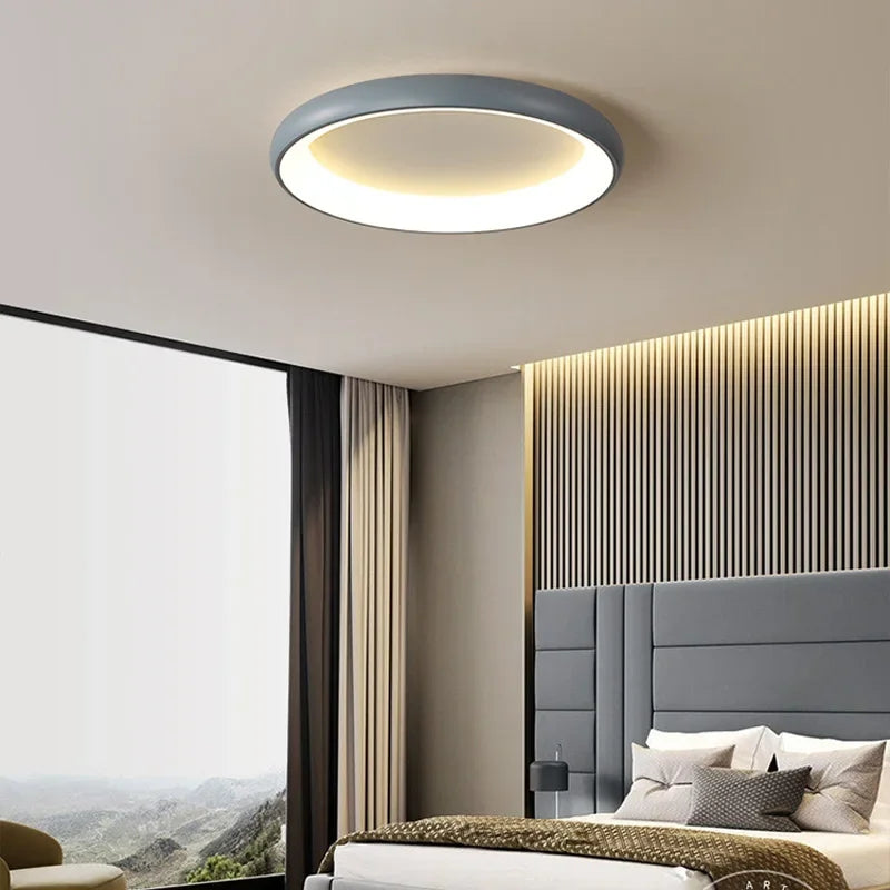 Axya Modern LED Circle Ceiling Chandelier Light for Home Office Bedroom Kitchen Décor