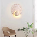 Axyaa Milk Oil Wind Bedhead Wall Light - Nordic Japanese Wabi Sabi Style