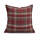Axyaa Christmas New Year Plaid Cotton Pillowcase Set