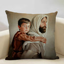 Jesus Decor Pillow Cover 45x45cm Home Sofa Art Decor Gift Axyaa