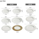 Axya Meteor Shower Dinner Plate Set - Elegant Ceramic Tableware Plate