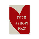Axyaa Red Love Canvas Prints for Stylish Home Decor