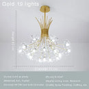 Axyaa Nordic Dandelion Ceiling Lamp: Warm, Creative Home Lighting for Bedroom, Living, Dining Room