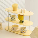 Axyaa 3 Tier Acrylic Countertop Storage Rack for Kitchen and Bathroom
