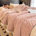 Axyaa Velvety Coral Flannel Sofa Blanket for Warmth and Cozy Comfort