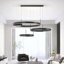 Axyaa Modern LED Chandelier for Simple Living Room Lighting