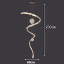 Axyaa Modern LED Chandeliers for Dining Room Pendant Lights Hanging Lamps