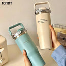 Axyaa 30oz Insulated Water Bottle Hot & Cold Drinks Travel Mug Thermos