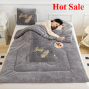 Axyaa Winter Pillow Quilt: Dual-Purpose Thickened Foldable Office Nap Blanket