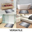Axyaa Soft Absorbent Door Mat 3D Non-Slip Bathroom Carpet