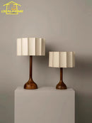 Axyaa Solid Wood Floor Lamp LED E27 Zen Art Decorative Standing Lamp