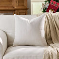 Christmas Embroidered Pillowcase Cojines with Tree Elk Design by Axyaa
