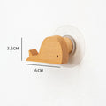 Cute Animal Wooden Hooks for Wall Keychain Coat Hanger Axyaa Home Decor