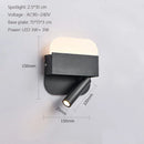 Axyaa LED Wall Lamp USB Charging Minimalist Bedroom Reading Light