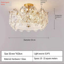 Cream French Ceiling Lamp for Romantic Rooms by Axyaa