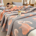Axyaa Cotton Three-Layer Yarn Towel Quilt - Lightweight & Soft