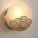Axyaa Marble Wall Lamp Living Room Bedroom Chinese Style Lighting