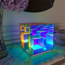Axyaa LED Cube Table Lamp: Modern Decorative Atmosphere Light for Home