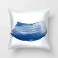 Blue Pattern Cushion Cover 45*45cm Pillowcase for Bedroom Sofa Home Decor by Axyaa