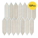 Axyaa 3D Green Tile Sticker, Self-adhesive Backsplash for Kitchen & Bathroom
