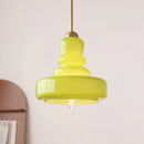 Axyaa Retro Glass LED Pendant Chandelier for Kitchen, Bedroom, and Bar
