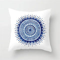 Axyaa Geometric Cushion Cover: Stylish Home Decor Pillowcase - Soft Polyester Fabric