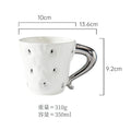 Axyaa European Ceramic Coffee Mug - Exquisite Tea Cup for Home, Breakfast, or Gifts