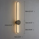 Axyaa Nordic LED Wall Sconce: Modern Luxury Indoor Lighting for Home Decor
