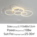 Axyaa Nordic LED Ceiling Chandelier for Living Room Bedroom Restaurant Lighting