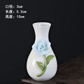 Axyaa Ceramic Mini Flower Pot Vase for Hydroponics & Aromatherapy Décor