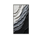 Sandstone Abstract LED Hanging Painting by Axyaa for Modern Decor in Living Rooms & Corridors