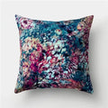 Axyaa Flower Bird Print Decorative Chair Cushion Pillowcase