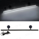 Axyaa Car Strobe Lights 96LED Flashing Windshield Bar in Red Blue Amber White Green