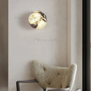 Axyaa Marble Stone Wall Lamp LED Light for Bedroom Living Room Staircase Sconce
